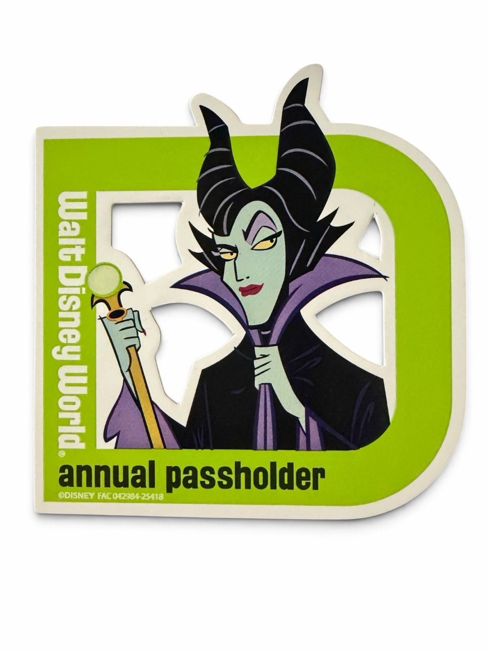 Disney Annual Passholder Maleficent Magnet